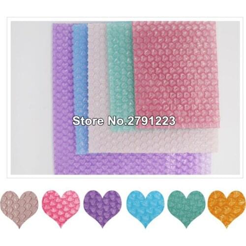 25Pcs New Heart-shaped Bubble Bags Inflatable Bag Foam Wrap For Packing Material Gift Decoration 40*40cm (15.75*15.75')