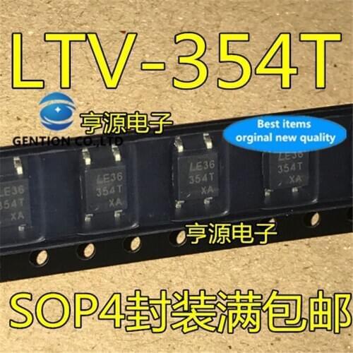 50Pcs LTV-354 LTV-354T SOP4 354T Optoelectronic output optocoupler chip in stock 100% new and original