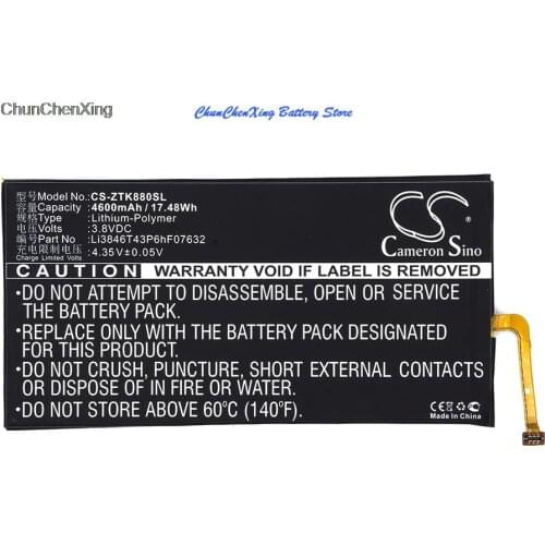 Cameron Sino 4600mAh Battery Li3846T43P6hF07632 for AT&T Trek 2 HD, Trek 2 HD LTE, For K88