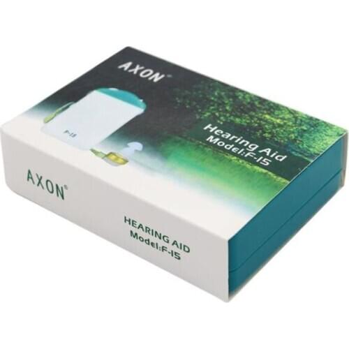 AXON F-15 Mini Wired Volume Adjustable Sound Voice Amplifier Receiver In Ear Amplificador Deaf Hearing Aid Device with Belt Clip