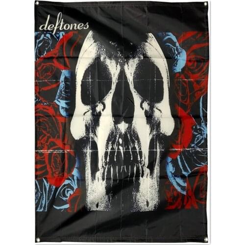 Rock Band Banners Flags Heavy Metal Music Poster Wall Stickers Scary Bloody Art Canvas Hanging Paintings Mural Home Decor G7