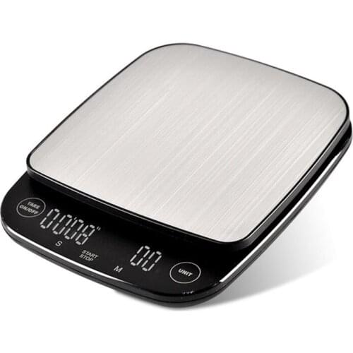 HGHO 3KG Food Kitchen Scale Digital Grams and Ounces for Weight Loss Baking Cooking Keto and Meal Prep for Kitchen