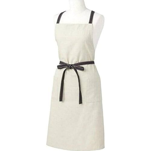 Coffee shop kitchen Florist linen apron men and women painting apron