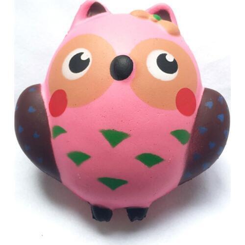 Slow Rising Squishys Antistress Kawaii Owl Shape Charms Relieves Stress Squishy Anti-stress Decompression Toy Squeeze Fun Gift