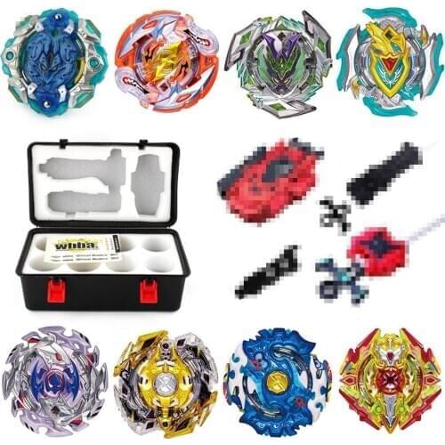 Arena Metal Fusion No Lanceur Spinning Top B113 Burst With Launcher Kids Bey toys Blades B121 B122 B125 B127 B96