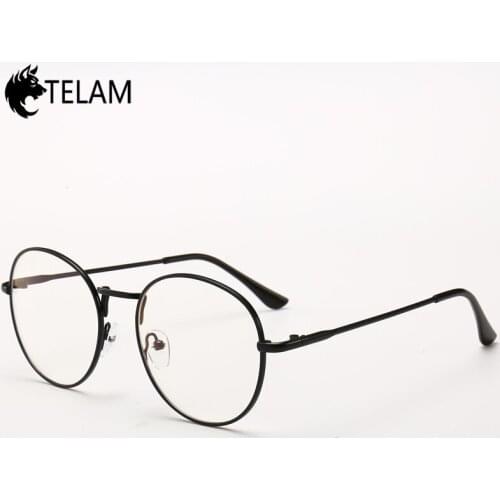 2019 New Woman Optical Frames Metal Round Glasses Women Glasses Frame Men Myopia Optical Transparent Glasses