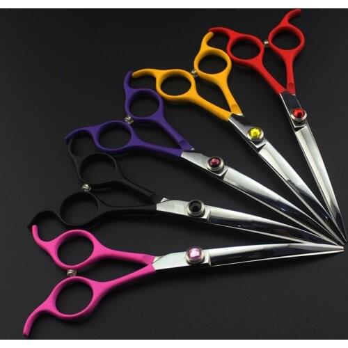 Professional Japan 440c 6.5 '' Pet dog grooming hair scissors dog cutting shears pet berber makas scissor hairdressing scissors