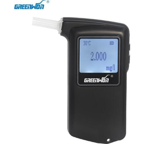 GREENWON Prefessional Police Digital Breath Alcohol Tester Breathalyzer AT-868F Freeshipping Dropshipping