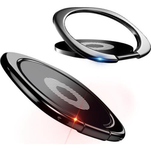 Luxury 360Degree Metal Finger Ring Holder Smartphone Mobile Phone Finger Stand Holder For phone Universal Cell phone Ring Stand