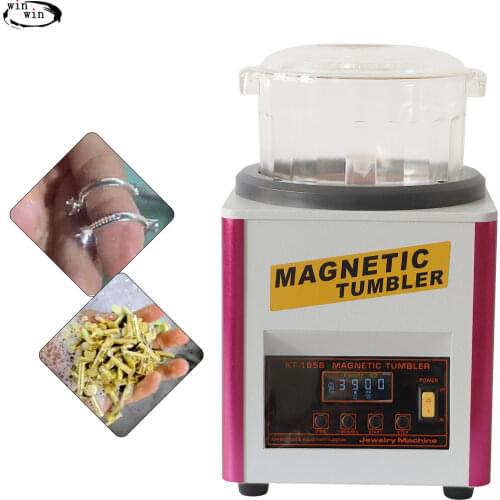 KT185S Magnetic Polishing Machine Tumbler Jewelry Polisher Finisher Finishing Machine, Magnetic Polishing Machine AC 110v 220v