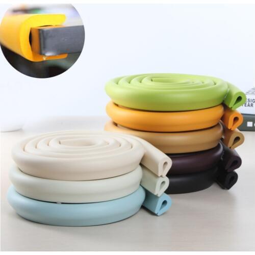 U Shaped Kids Edge Corner Guards Baby 2 Meters Crash Bar Baby Corner Protection Of Thickening Protective Equipment Free Tape