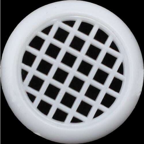 Uxcell 31 x 7mm D*H Shoes Cabinet 31mm Dia Plastic Square Mesh Hole Air Vent Louver Cover White 20pcs Hot Sale