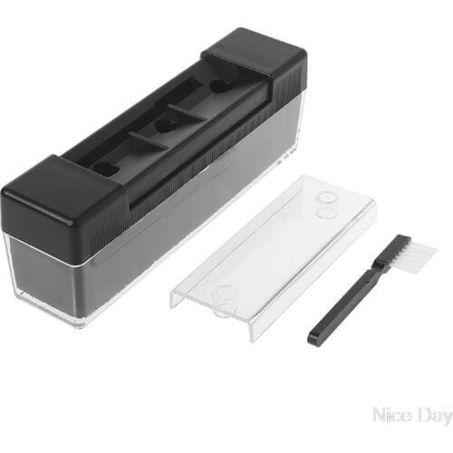 1Set Carbon Fiber Velvet Anti Static Cleaning Brush for LP Vinyl Records Tools My06 20 Dropship