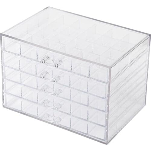 120 Girds Diamond Painting Storage Container Portable Beads Storage Container for Diamond Painting Accessories