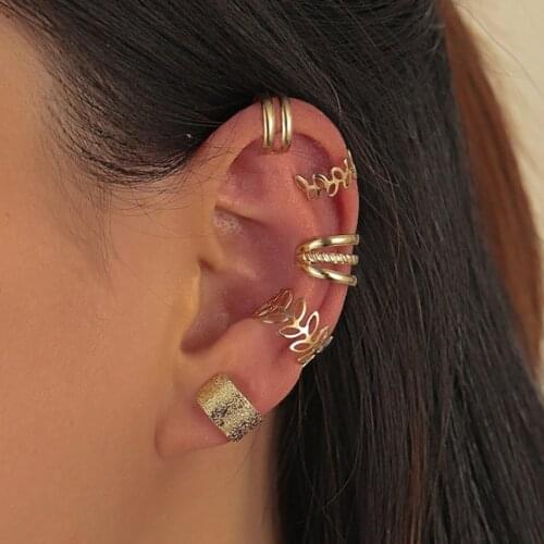 Fashion Statement Alloy cute tassel crystal leaf Drop Earrings Set for Women Vintage Earrings Wedding Party Jewelry Gift 5 pcs