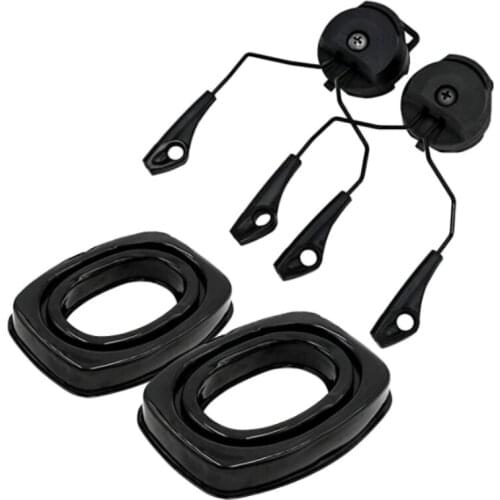 ARC Rail Adapter&Gel Pads for Howard Leight Impact Sports Electronic Shooting Earmuffs Hunt Tactical Headset Hearing Protection