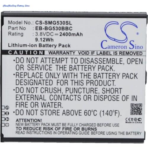 Cameron Sino 2400mAh Battery EB-BG530BBC for Samsung Galaxy J3 2016, Galaxy J5,531H,G5306W,G5308,G5309,G530H,G530Y,G531F,G531H