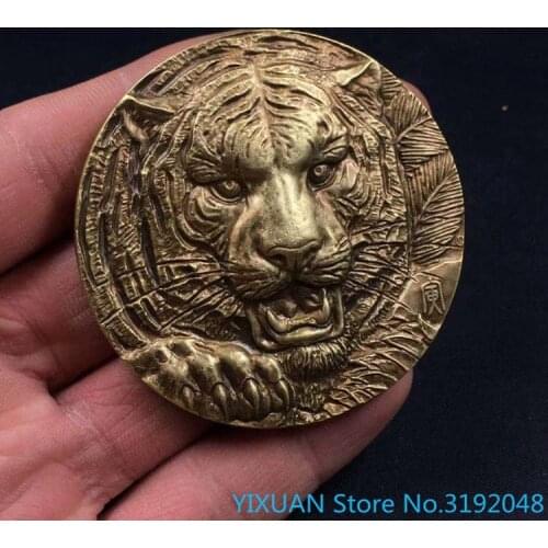 [Especificación] diámetro: aproximadamente 5,9 cm, grosor: alrededor de 1cm [material] latón sólido [peso] aproximadamente