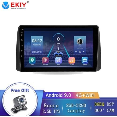 EKIY 36EQ DSP For Chrysler Grand Voyager 5 2011-2015 Android 9.0 Car Radio Multimedia Navigation GPS Stereo BT Carplay no 2 Din