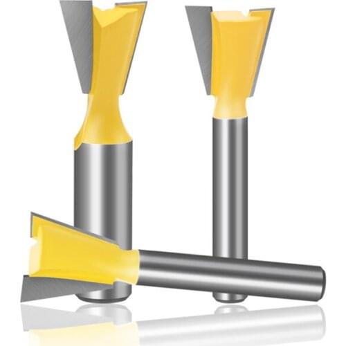 Dovetail Cutter Slot Milling Cutter Wood Trimming Machine Cutter Head Engraving Machine Gong Knife Mouth Xun Knife