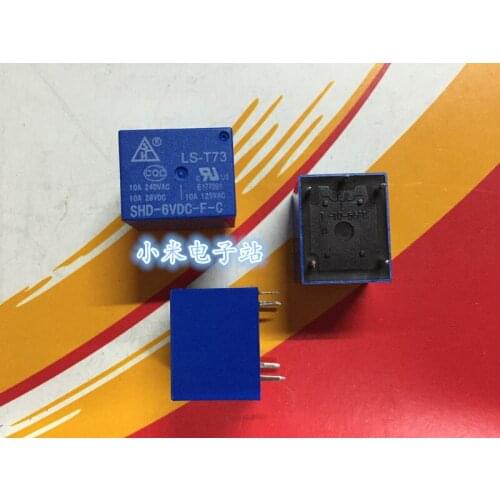 SHD-6VDC-F-C force Shun relay LS-T73 10A 240V 5 feet conversion JQC-3FF SRD