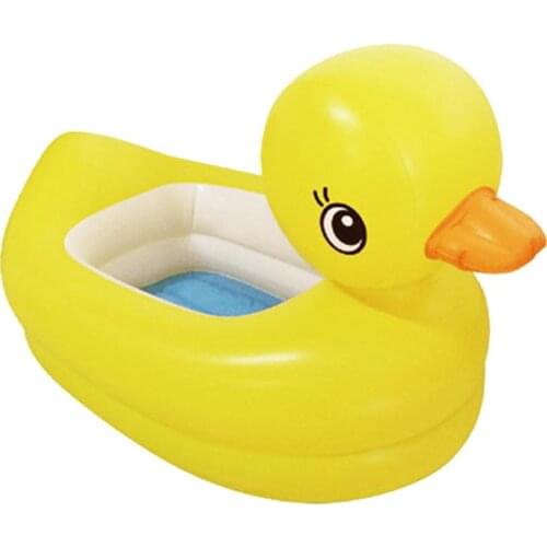Inflatable Bathtub Little Portable Safe Duck Bathtub Baby Swimming Pool Swimming Pool Tub Water Fun Pool For Children