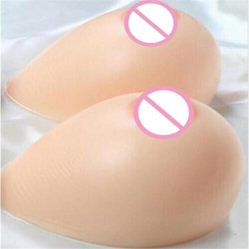 New Silicone Breast Cross-dresser Transgender Shemale Soft Smooth Form Boobs Tit Lifelike Mastectomy Fake Breast Fast Shipping