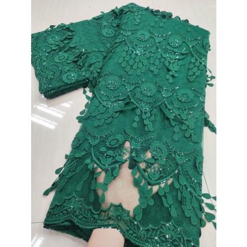 New Arrival African Lace Fabric 2021 High Quality Nigerian Embroidery Tulle Lace Fabric Frecnh Net Lace For Wedding 5yards