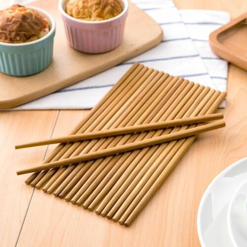 10 Pairs Bamboo Wood Chopsticks Healthy Chinese Reusable Kitchen Sushi Food Stick Tableware Sushi Chopstick