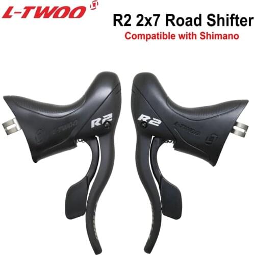 LTWOO R2 2x7 Road Bike Shifter 2x7 Speed Brake Shifter Bicycle Derailleurs SHIMANO A070 2X7 rear derailleur front derailleur
