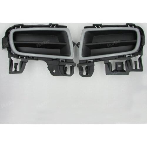 For Mazda 6 M6 2006 2007 2008 2009 2010 Front Bumper Grille Fog Lights Box Frame Front Bumper Air Network 2pcs