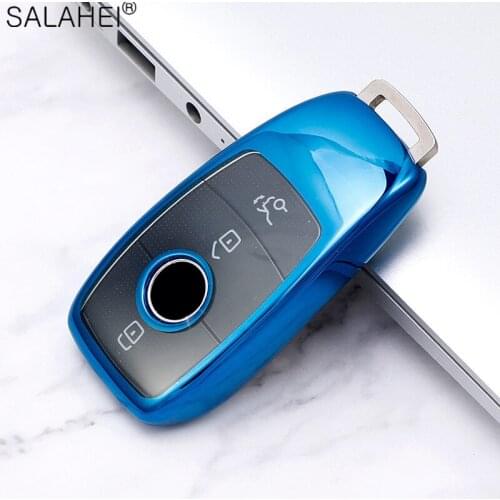 Luxury Soft TPU Car Key Cover Case Shell Bag Protective For Mercedes Benz 2017 E Class W213 2018 S class Car Styling Accessories