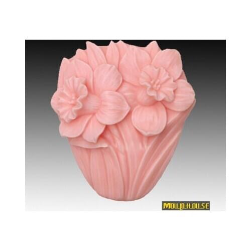 Silicone mold Silica gel mould for handmade soap candle,DIY,Flower clusters