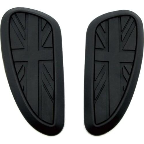 Universal Retro Motorcycle Anti slip Tank Pad Side Gas Knee Grip Traction Pads Protector Sticker For Turimph Harley Honda Yamaha