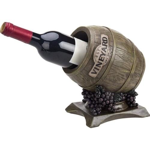 Vintage Wine Rack Craft Wine Stand Kitchen Countertop Tabletop Display Shelf