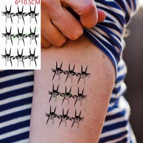 Waterproof Temporary Tattoo Sticker Nail Snag Totem Small Element Body Art Flash Tatoo Fake Tatto for Women Men