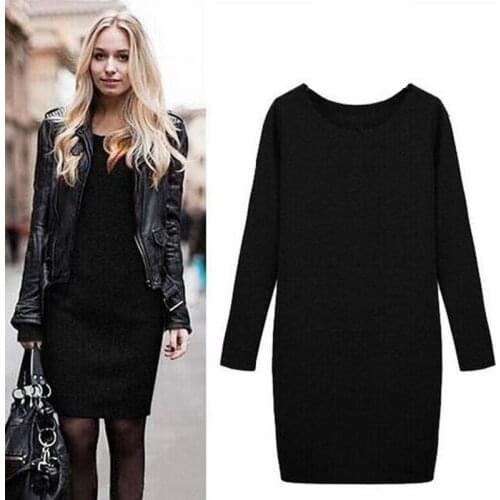 2020 Winter women long sleeve warm dress,plus size XS- 5XL 6XL black gray purple khaki dress,thinckening autumn suitbody dress