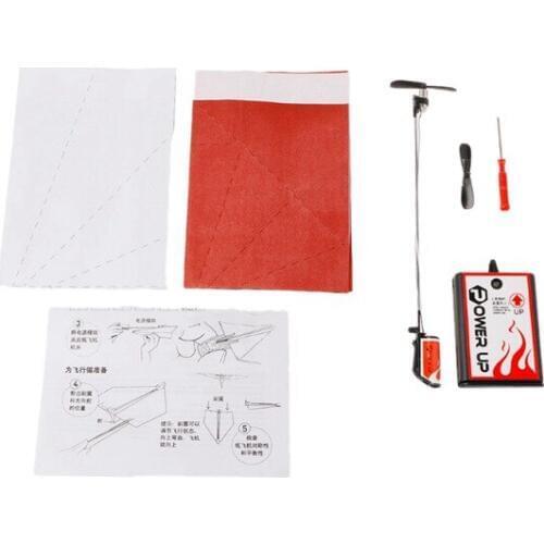 1 Set Electric Motor Paper Airplane Model Diy Power Up Flying Plane Kids Toys Kids Toys Car Children Gifts Educational Toys