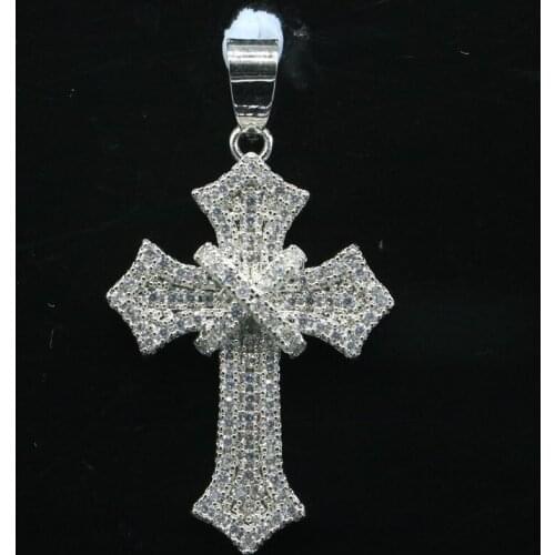 23x18mm Highly Recommend Created London Blue Topaz Pink Tourmaline For Sister Daily Wear Silver Pendant Wholesale