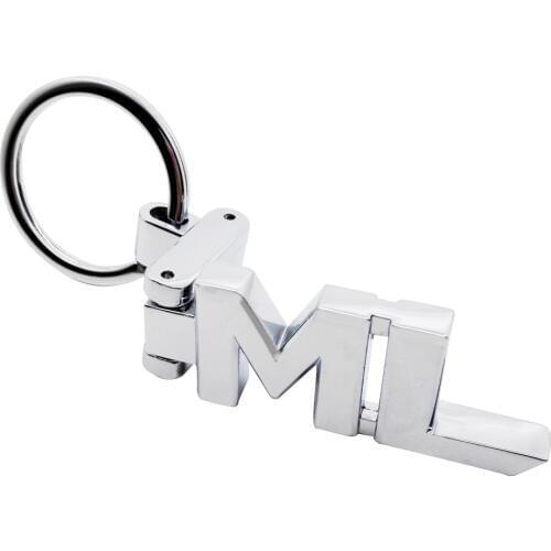 Auto Keychain Car Styling Metal Key Chain Fashion Vehicle Keyring for Mercedes Benz ML Class ML320 ML400 ML350 W203 W210 W211