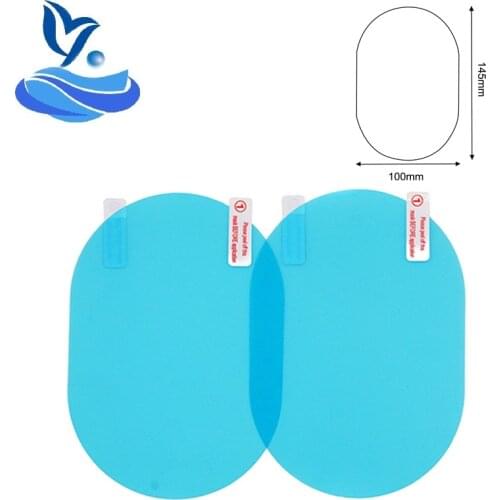 Car Sticker Car Mirror Window Clear Film Anti Fog Waterproof Membrane Mirror Protective Film Anti-glare Car Accessories