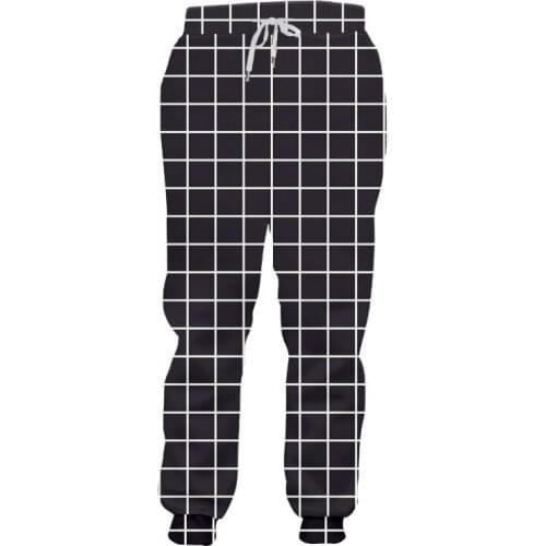 OGKB Plaid Pants Women Casual Chic Oversize 6XL Loose Trousers Teens Harajuku Hip-hop All-match Unisex Streetwear Jogger Pants