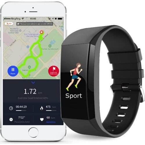 Buit-in GPS,24H Real Time Heart Rate Monitor Multi Function Fitness Activity Tracker