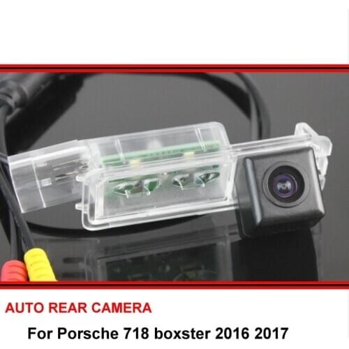 For Porsche 718 boxster 2016 2017 Car Rear View Camera trasera Backup Parking Camera LED Night Vision Waterproof Wide Angle SONY