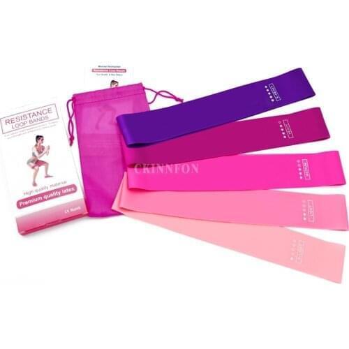 50Sets 5Pcs/Set Body Building Elastic Rubber Resistance Bands Gym Yoga Latex Rally Band Strength Training