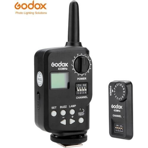 Godox FT-16S 16 Channels Wireless Power Control Flash Trigger Set for V860c V860n V850 Speedlite Camera