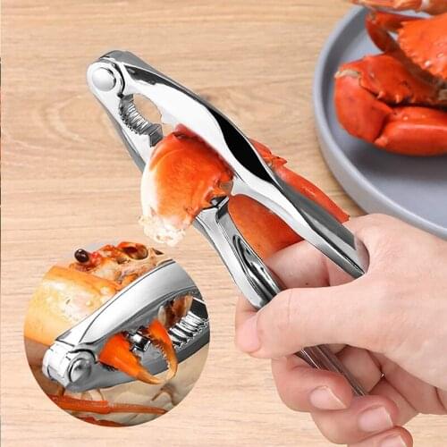 Hot 7 Pcs Seafood Tools Set Includes 2 Crab Crackers 2 Lobster Shells 2 Blue Crab Forks Pickles and 1 Seafood Scissors