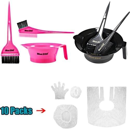 Hair Dye Coloring Kit Brushes Comb Color Hairdressing Hair Dye Tools