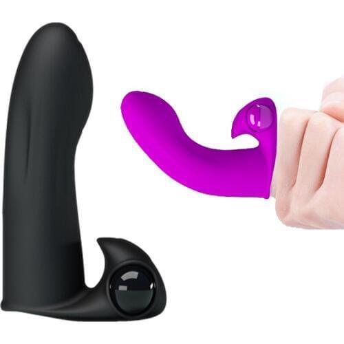 MLSice Female Finger Ring Vibrator Adult Sex Toys Product for Women Waterproof Bullet Egg Clit Stimulator G-spot Breast Massager