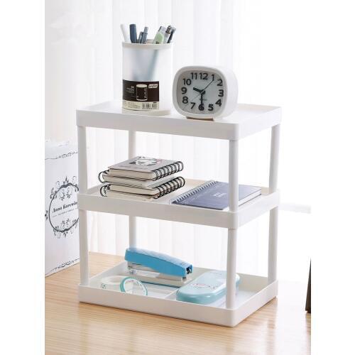 Cosmetic Storage Box Desktop Shelf Bathroom Storage Rack Makeup Organizer Table Sundries Holder Kitchen Spice Rack Organizer